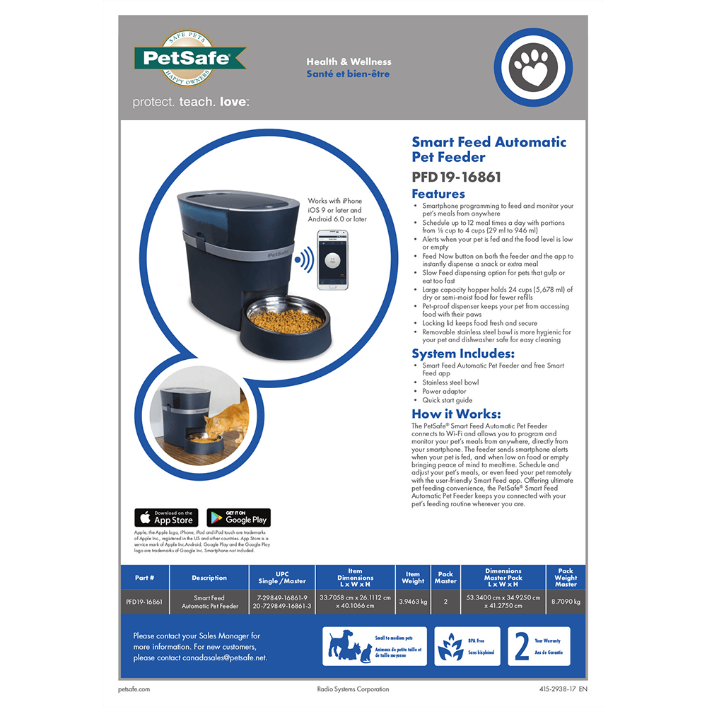 Buy Petsafe Smart Feed Automatic Dog And Cat Feeder Online Better