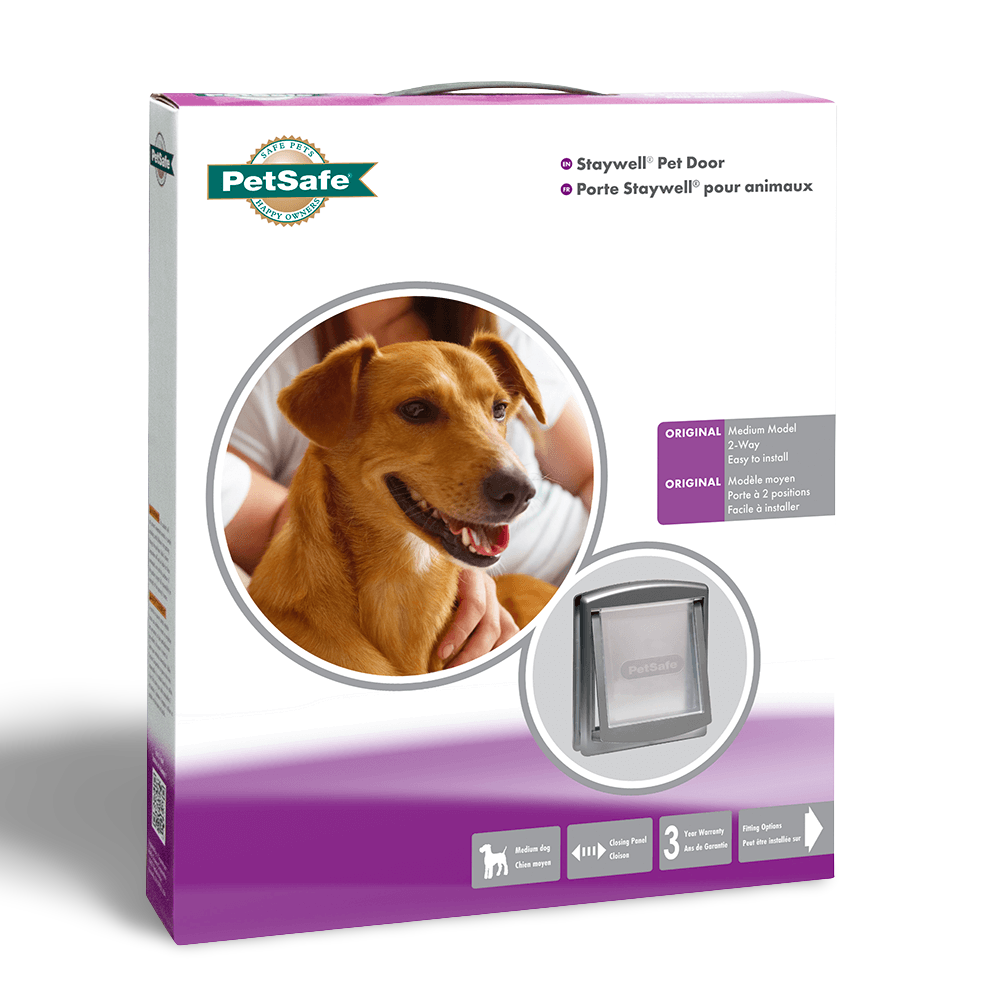 Buy Petsafe Staywell Pet Door Original Silver Online Low Prices, Free