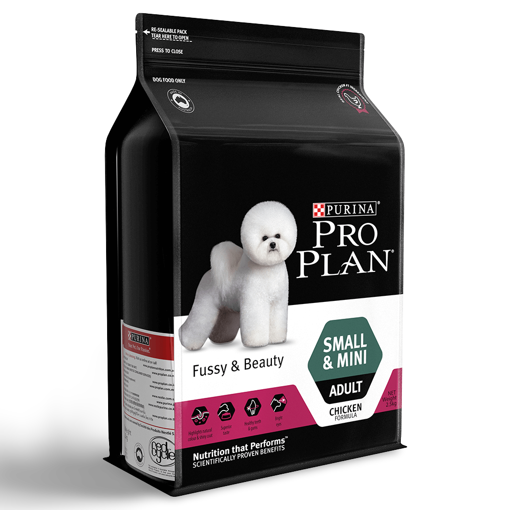 Buy Pro Plan Adult Fussy And Beauty Small And Mini Chicken Dog Dry Dog
