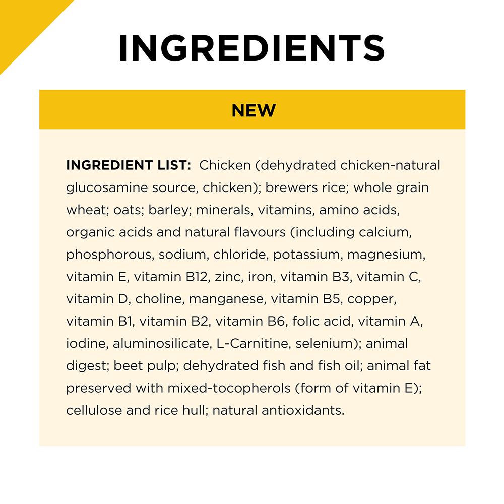 pro plan ingredients list