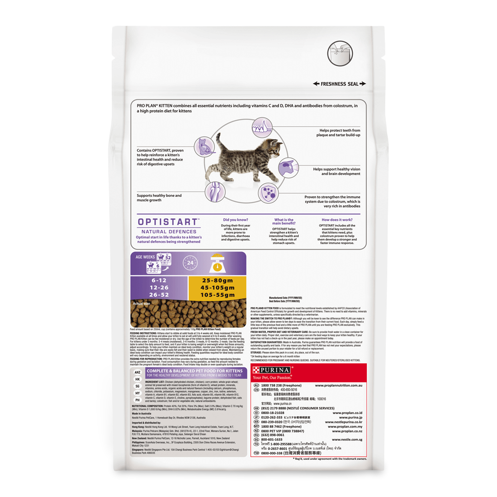 Buy Pro Plan Kitten Dry Food Online | Low Prices, Free Shipping