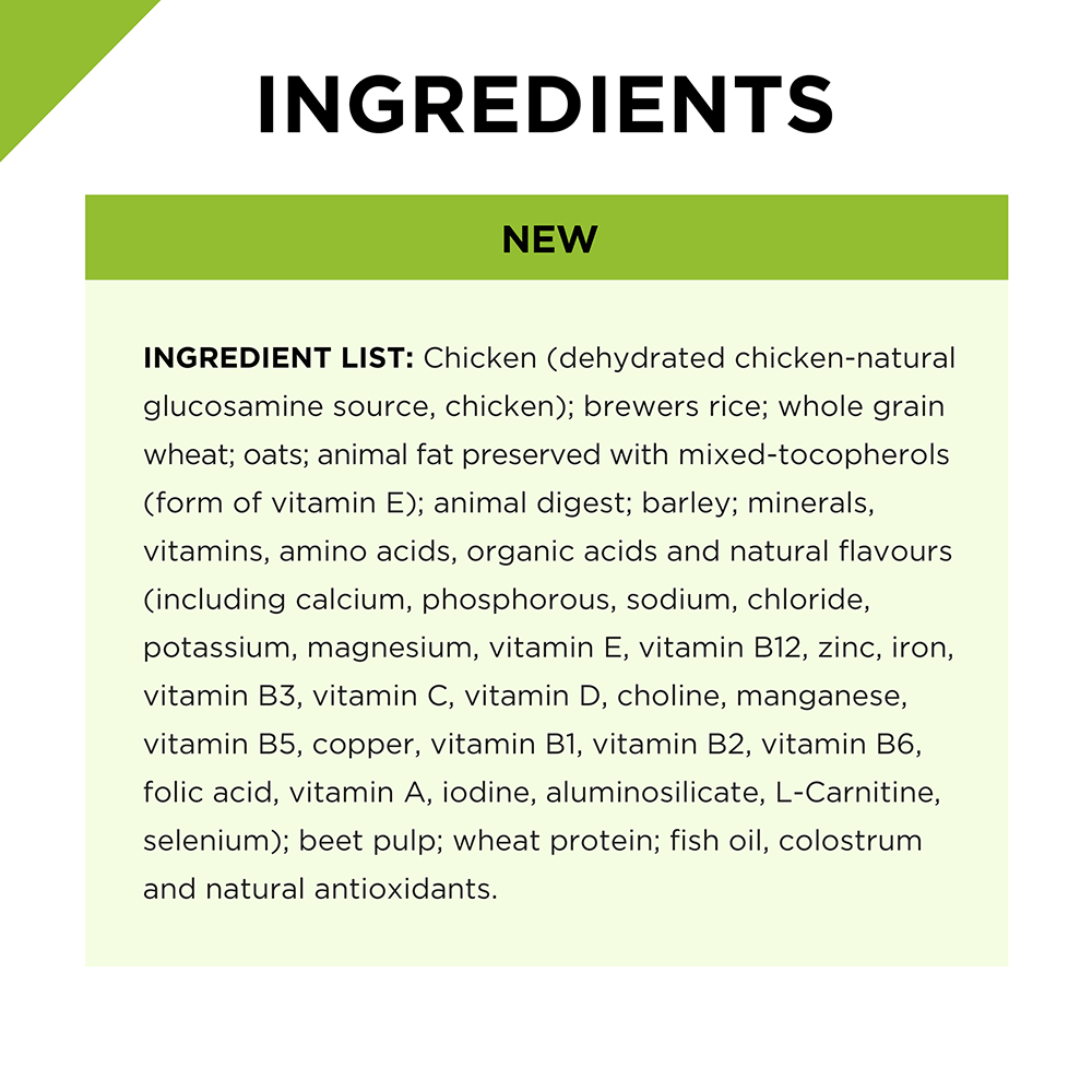 pro plan ingredients list