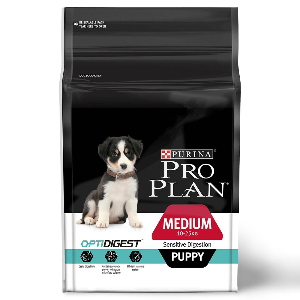 Buy Pro Plan Puppy Medium Sensitive Digestion Dry Dog Food Online Low