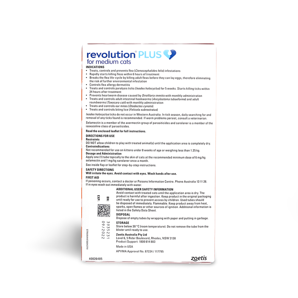 revolution plus cat orange