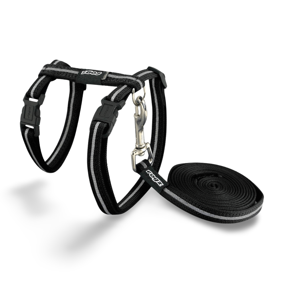 Buy Rogz Alleycat Harness Lead Black Online Low Prices, Free Shipping