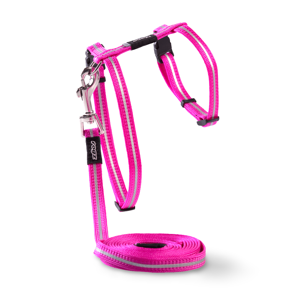 Buy Rogz Alleycat Harness Lead Pink Online Low Prices, Free Shipping