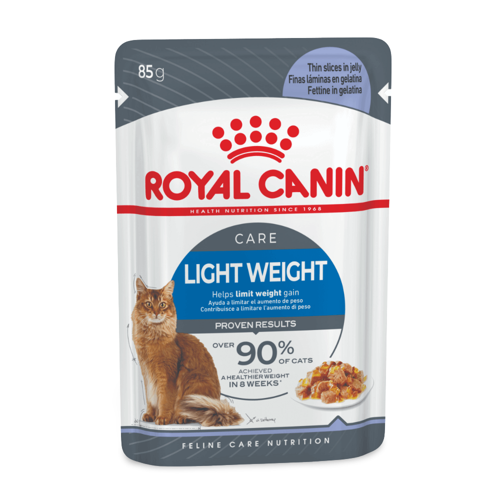 Buy Royal Canin Light Weight Care Jelly Wet Cat Food Pouches Online