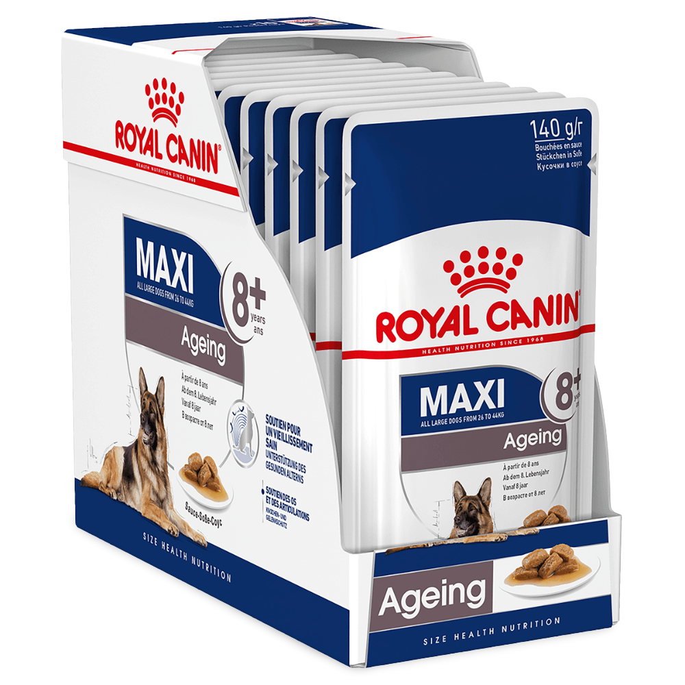 Buy Royal Canin Maxi Ageing 8 Plus Senior Wet Dog Food Pouches Online