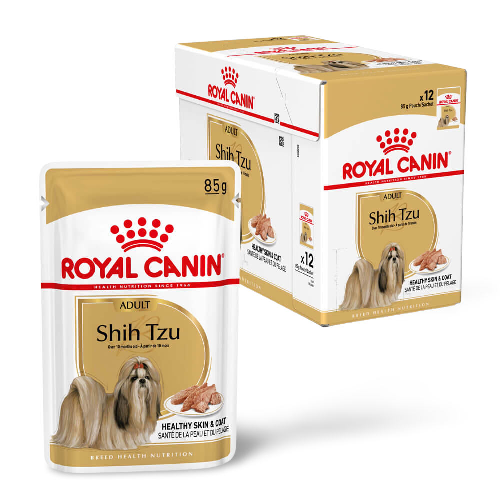 Buy Royal Canin Shih Tzu Adult Loaf Wet Dog Food Pouches Online Better Prices At Pet Circle