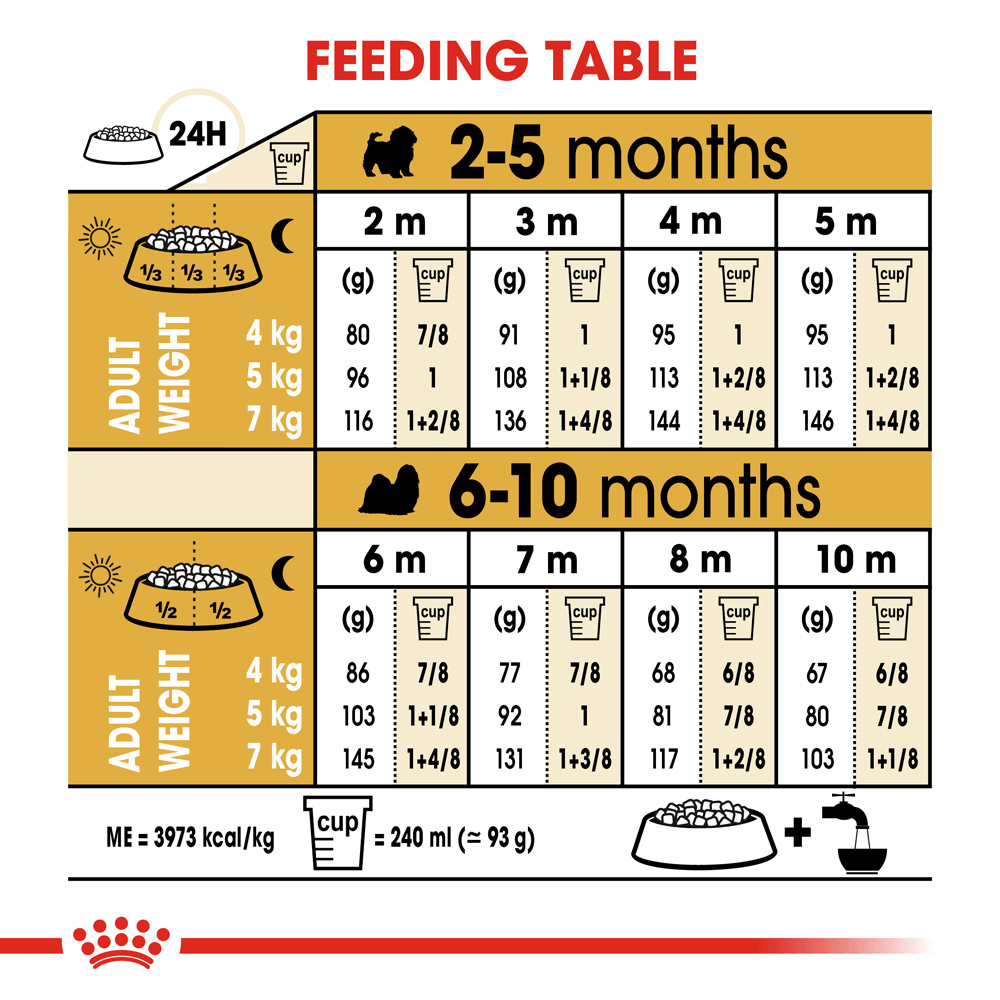 Royal Canin Shih Tzu Puppy Feeding Guide Shih Tzu Dog
