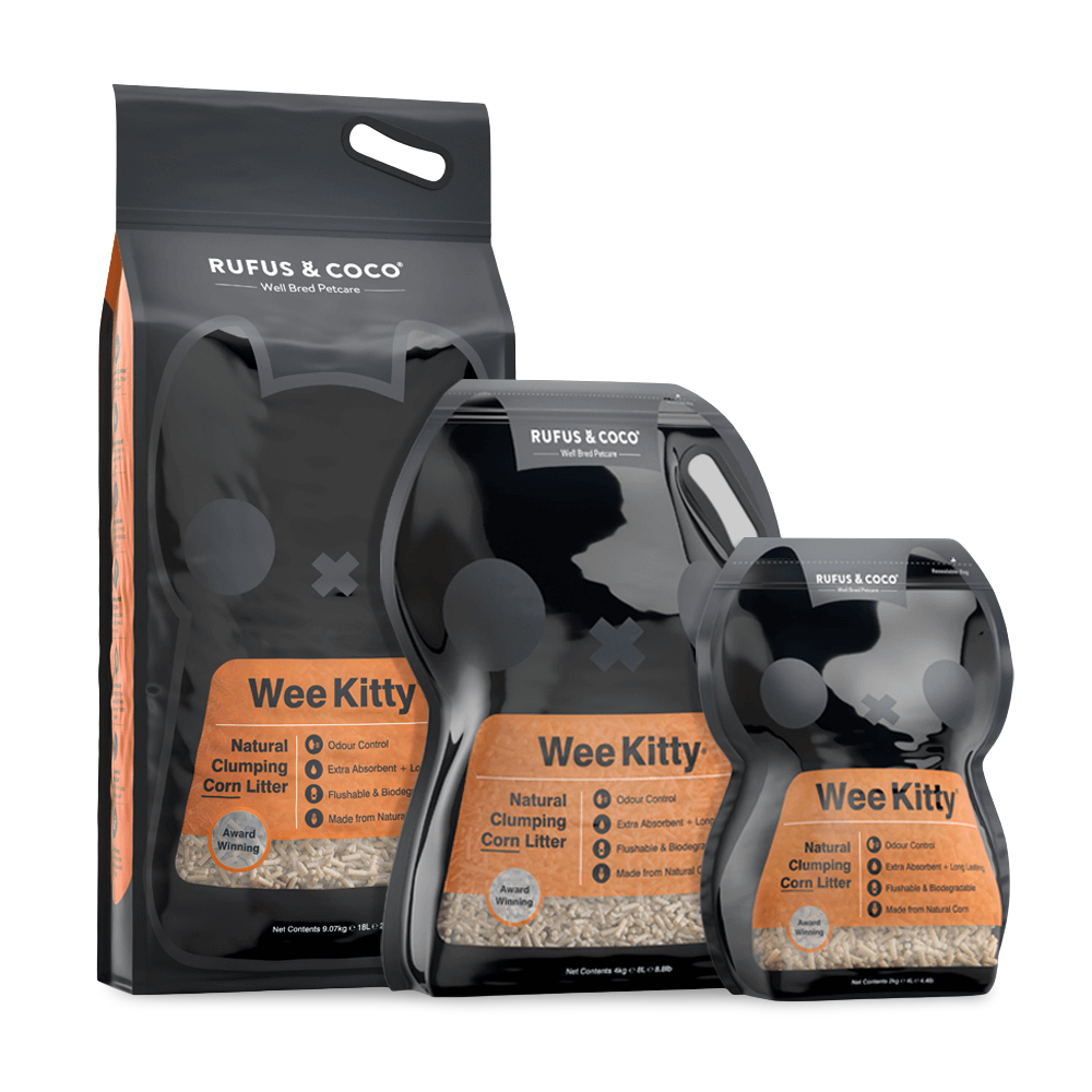 wee kitty clumping corn litter