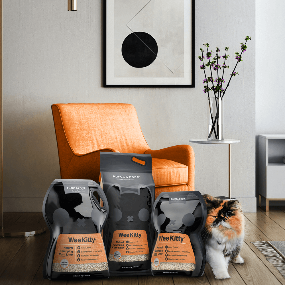 Buy Rufus And Coco Wee Kitty Clumping Corn Litter Online Better