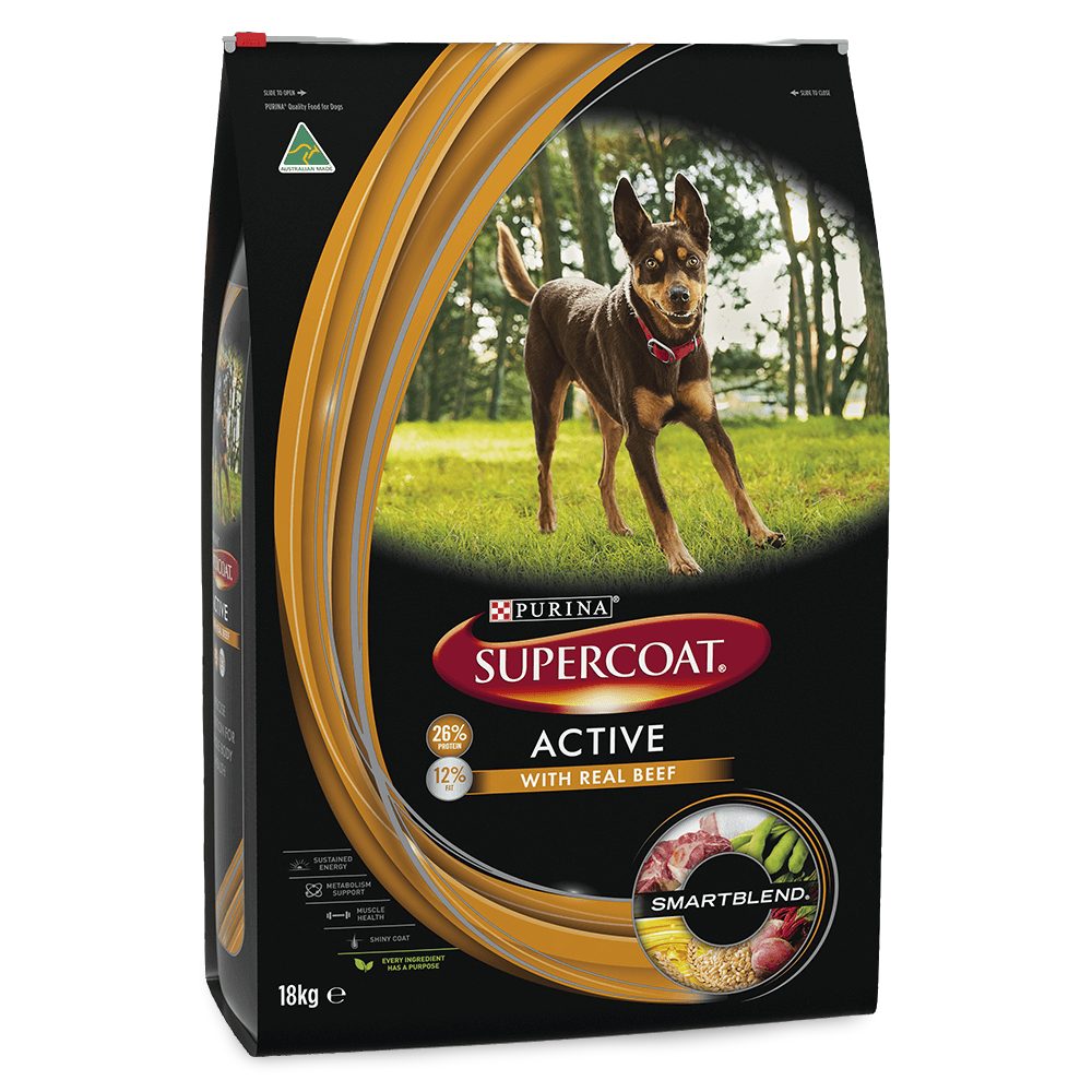 Buy Supercoat Dry Dog Food Active Adult Beef Online Better Prices At