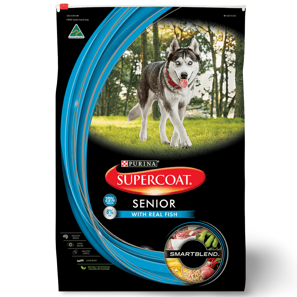 Buy Supercoat Dry Dog Food Senior With Ocean Fish Online Low Prices