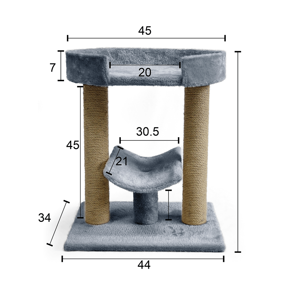 Buy The Catsentials Platform Cat Tree Grey Online Better Prices At