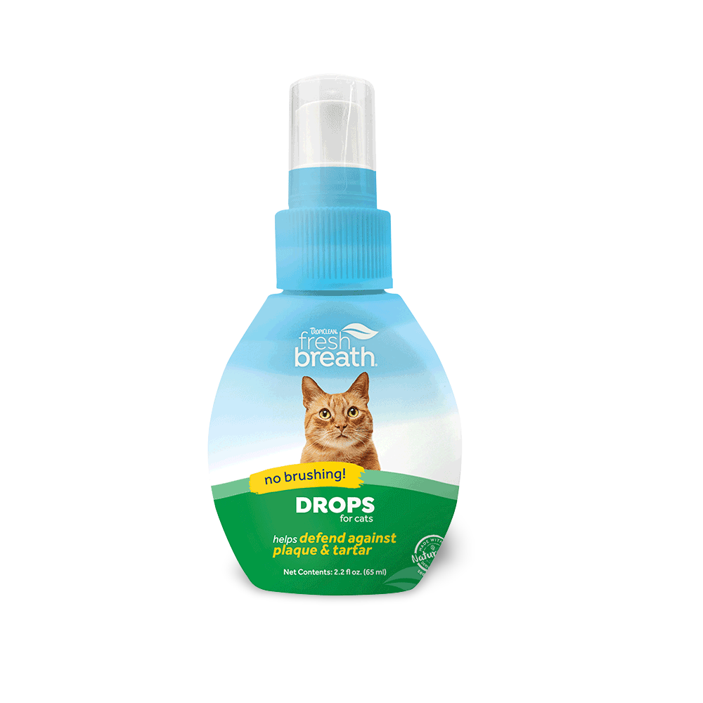 Buy Tropiclean Fresh Breath Drops For Cats Display Online Low Prices