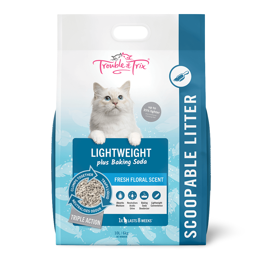 Buy Trouble And Trix Lightweight Scoopable Cat Litter Plus Baking Soda