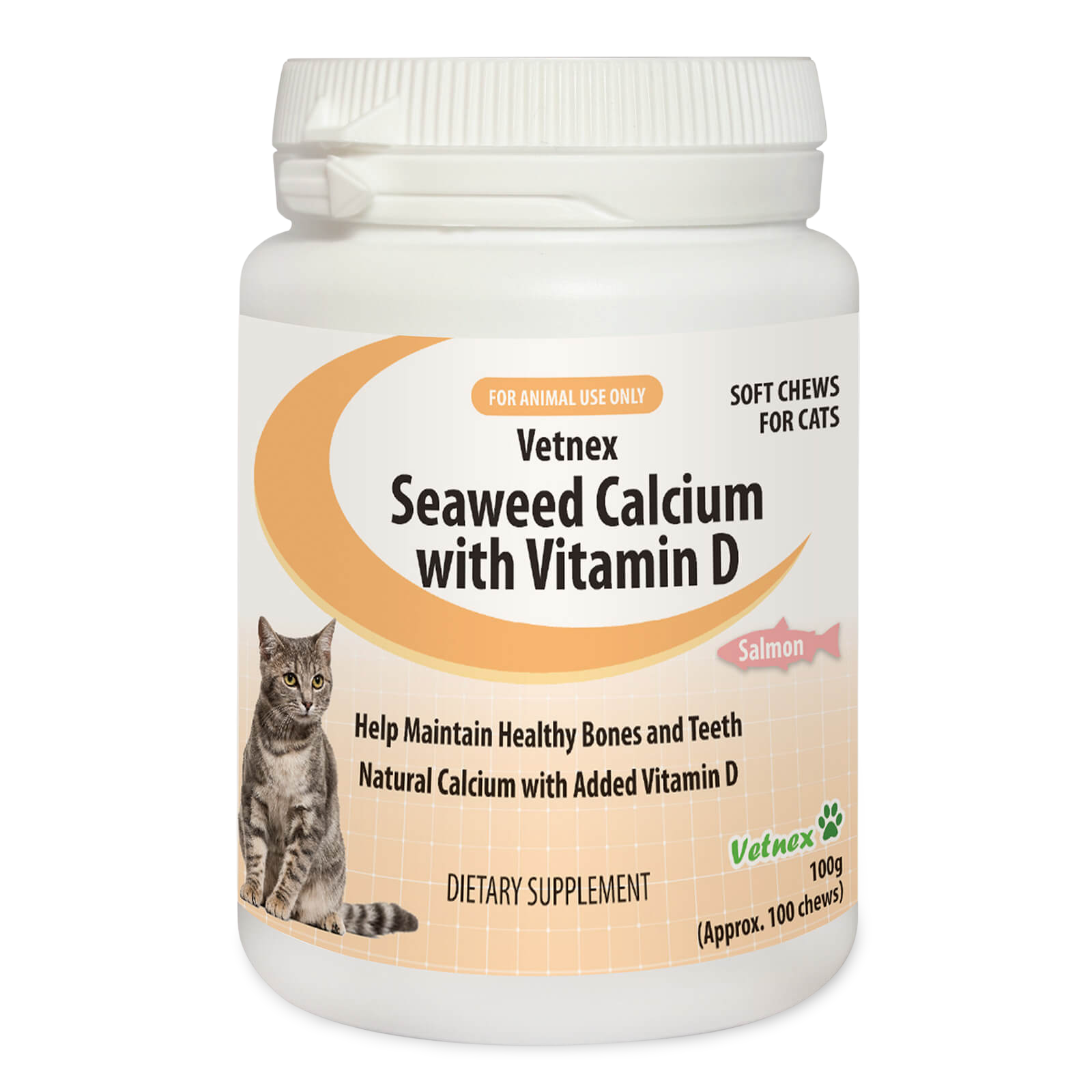 Buy Vetnex Seaweed Calcium With Vitamin D Soft Chews Salmon Online Better Prices At Pet Circle