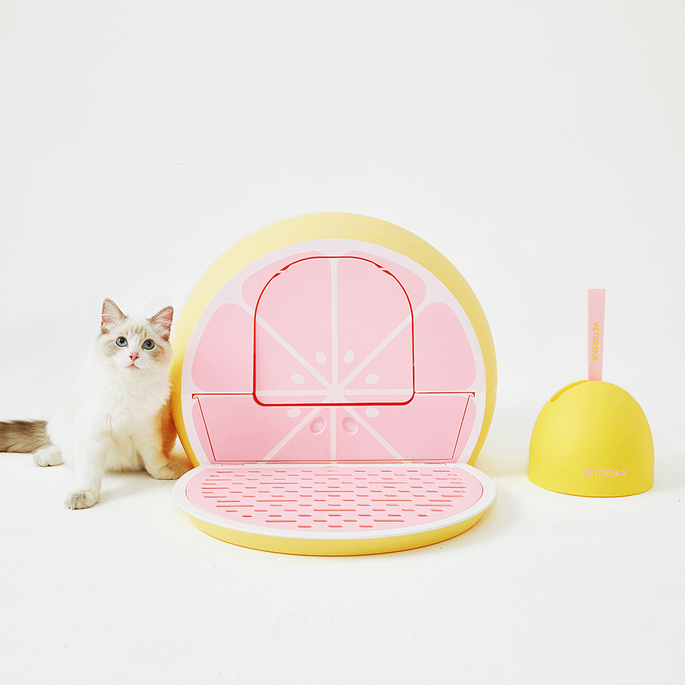 Buy Vetreska Fruity Cat Litter Box Grapefruit Online Better Prices At