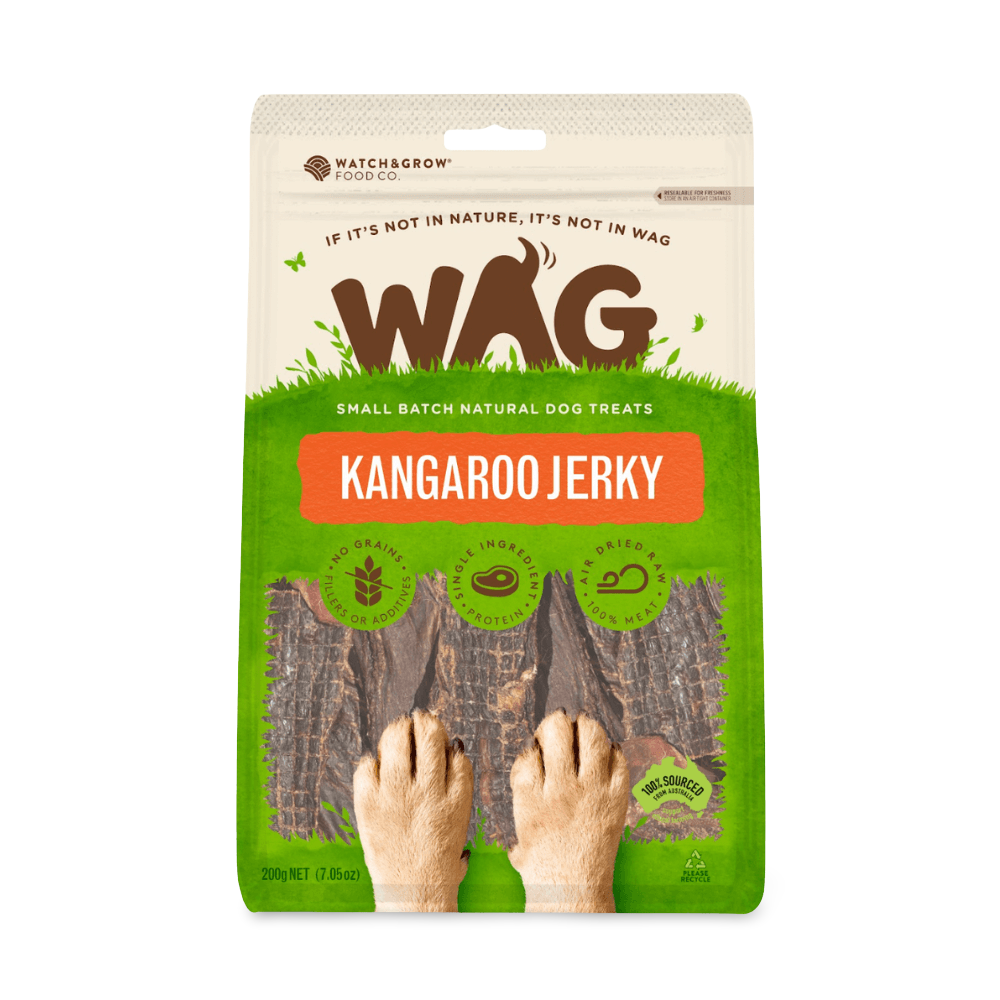 Buy Wag Dog Treats Kangaroo Jerky Online Better Prices At Pet Circle