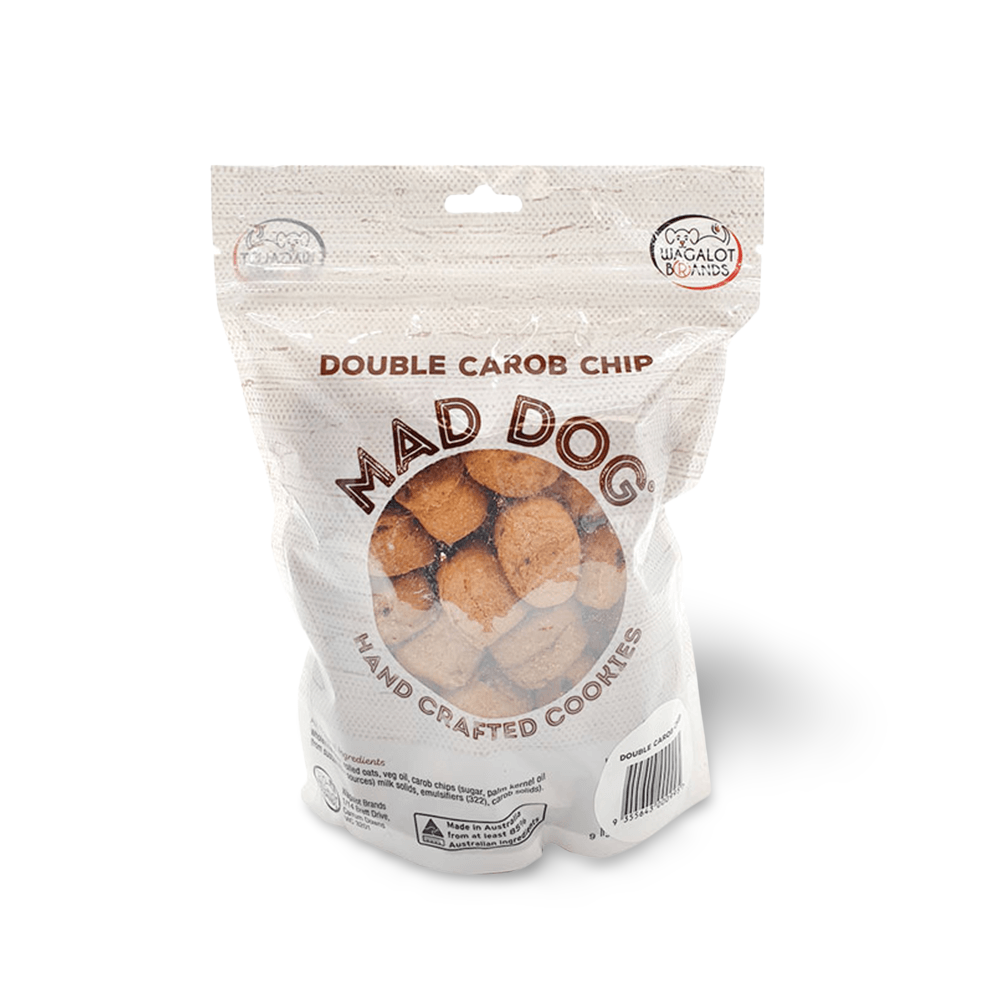 Buy Wagalot Mad Dog Double Carob Chip Bites Dog Treats Online Better