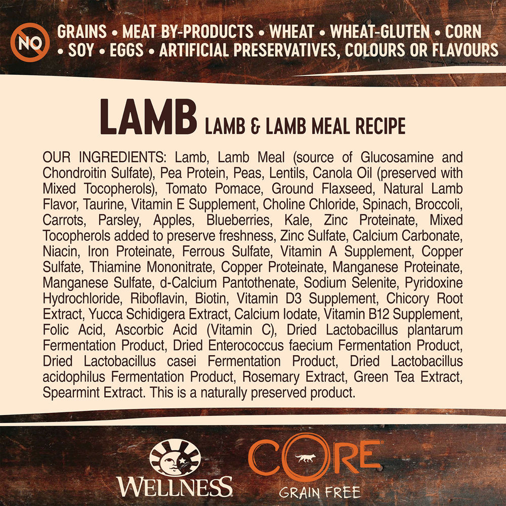 wellness core lamb