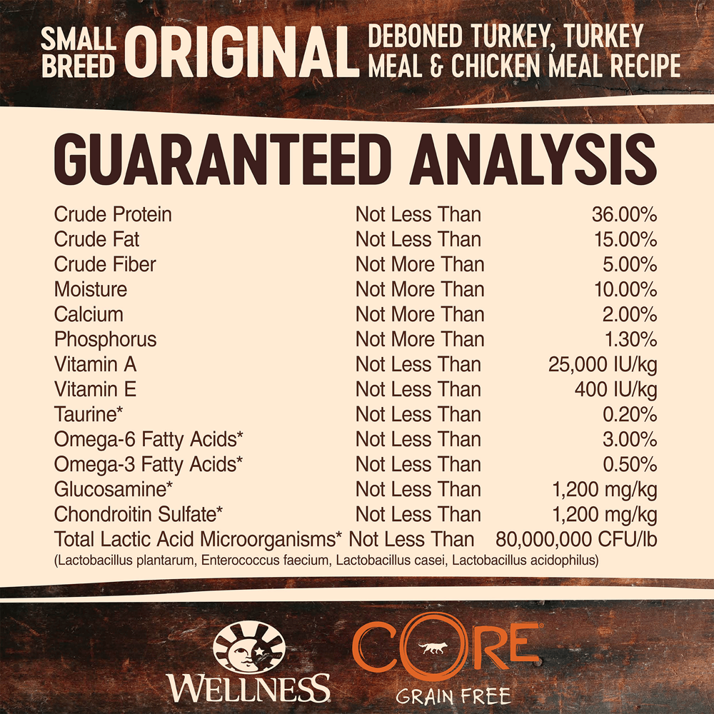 wellness core small breed original