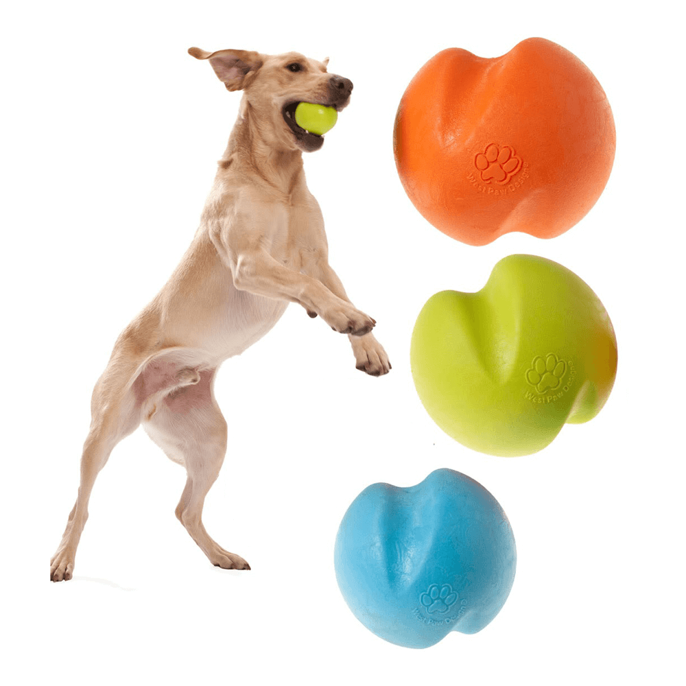 Buy West Paw Jive Zogoflex Fetch Ball Tough Dog Toy Green Online Better Prices At Pet Circle