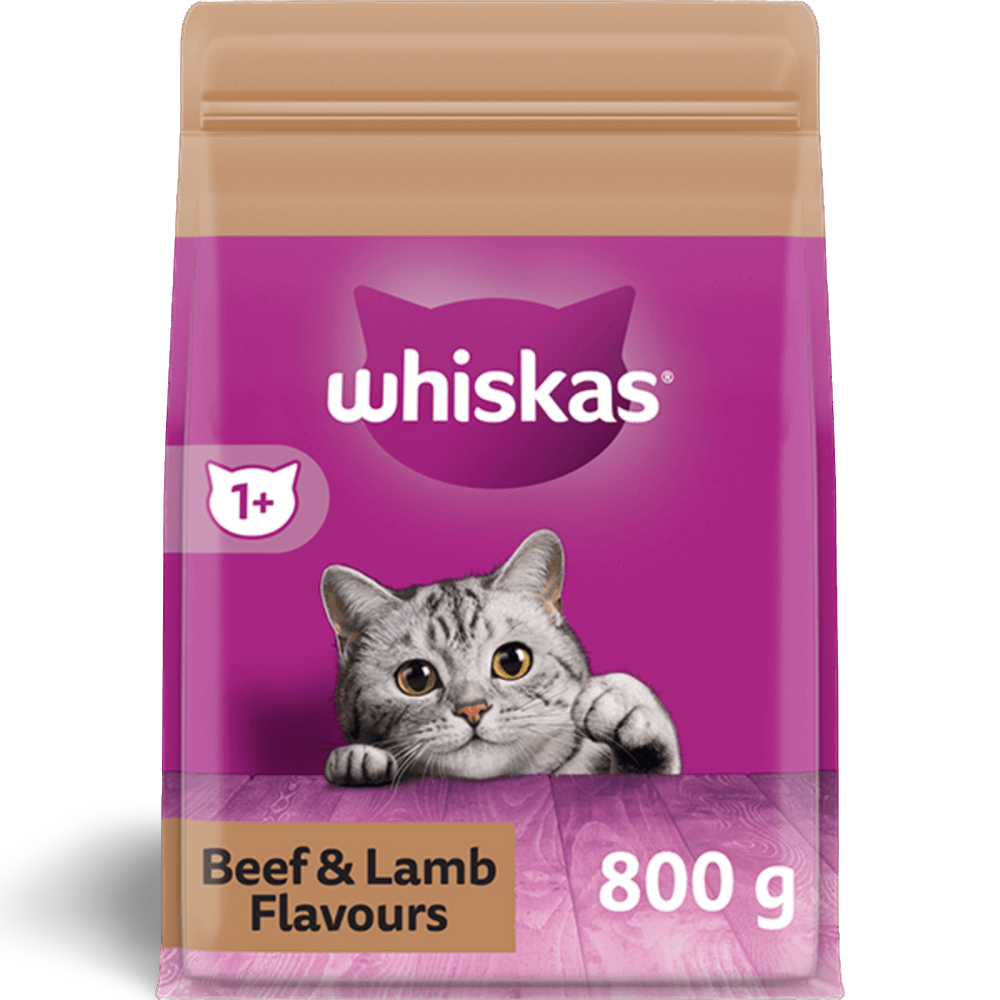 Buy Whiskas 1 Plus Beef And Lamb Dry Cat Food Online Low Prices, Free