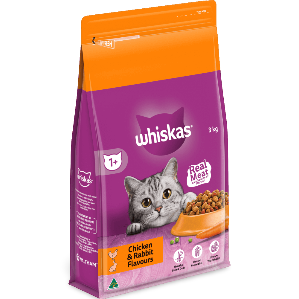 Buy Whiskas 1 Plus Chicken And Rabbit Dry Cat Food Online Better