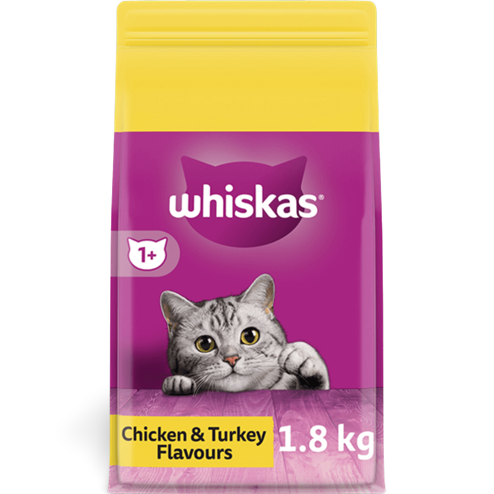 Buy Whiskas 1 Plus Chicken And Turkey Dry Cat Food Online Low Prices