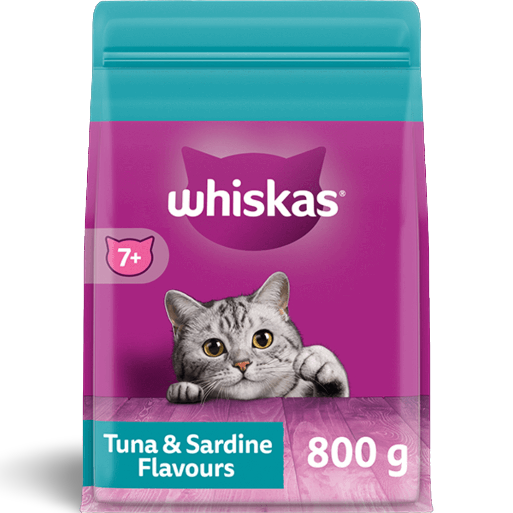 Buy Whiskas 7 Plus Tuna And Sardine Dry Cat Food Online Better Prices